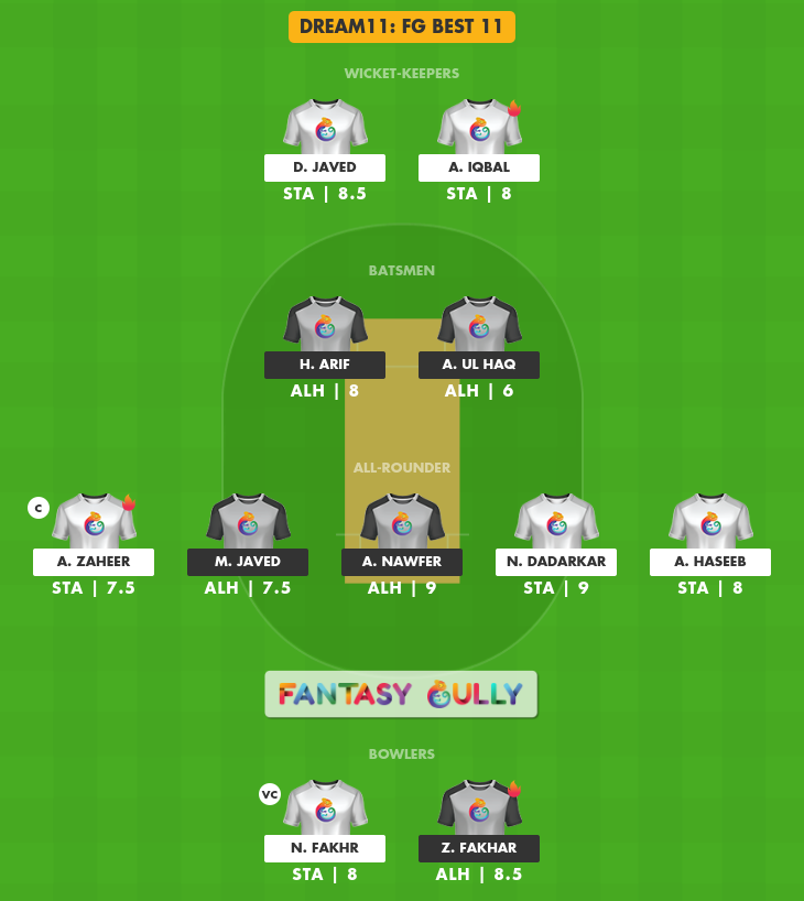 sta vs alh dream11 prediction