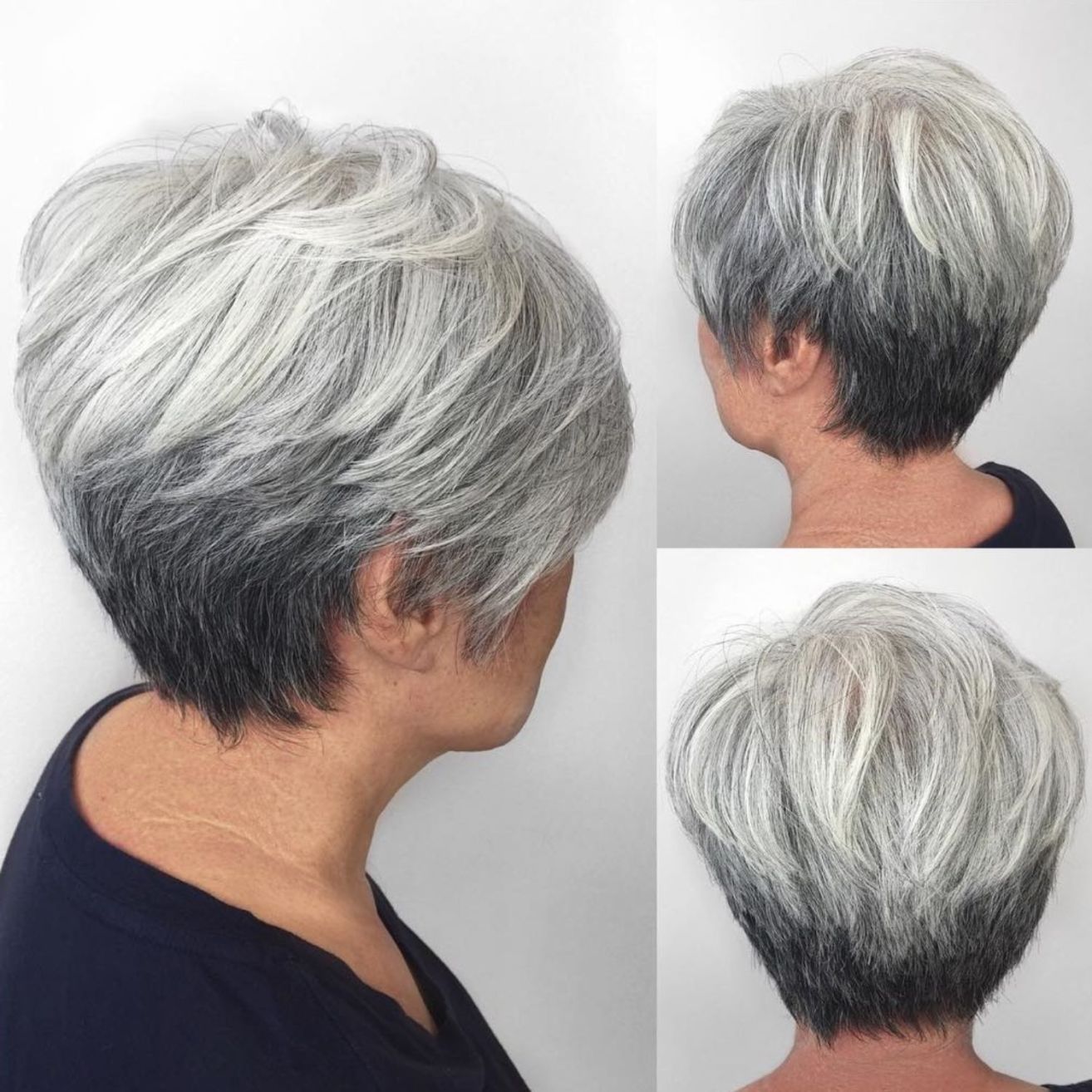 hairstyles for grey hair over 50