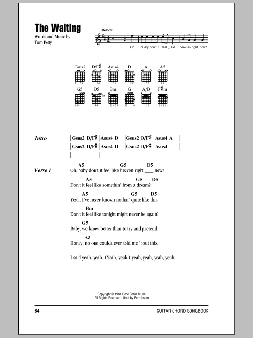 tom petty chords