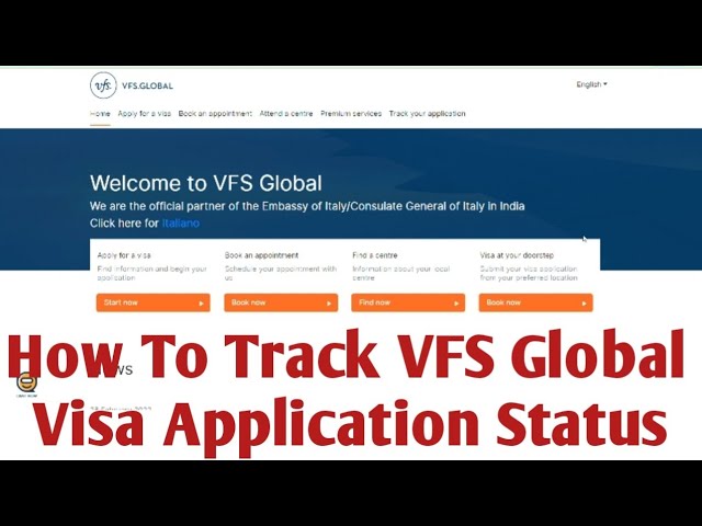 france visa tracking vfs global