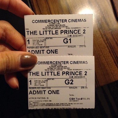 how much is a movie ticket in the philippines