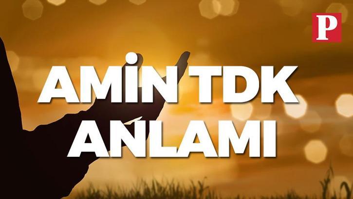 amin ne demek