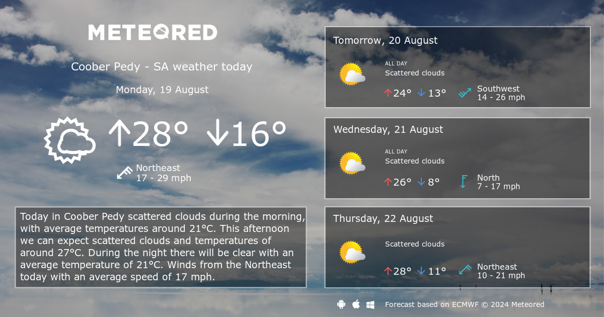 weather coober pedy sa