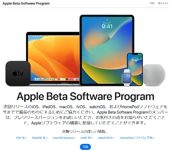 apple beta software program