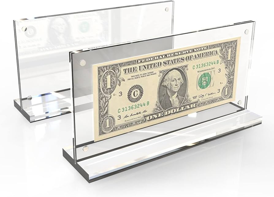 banknote display case