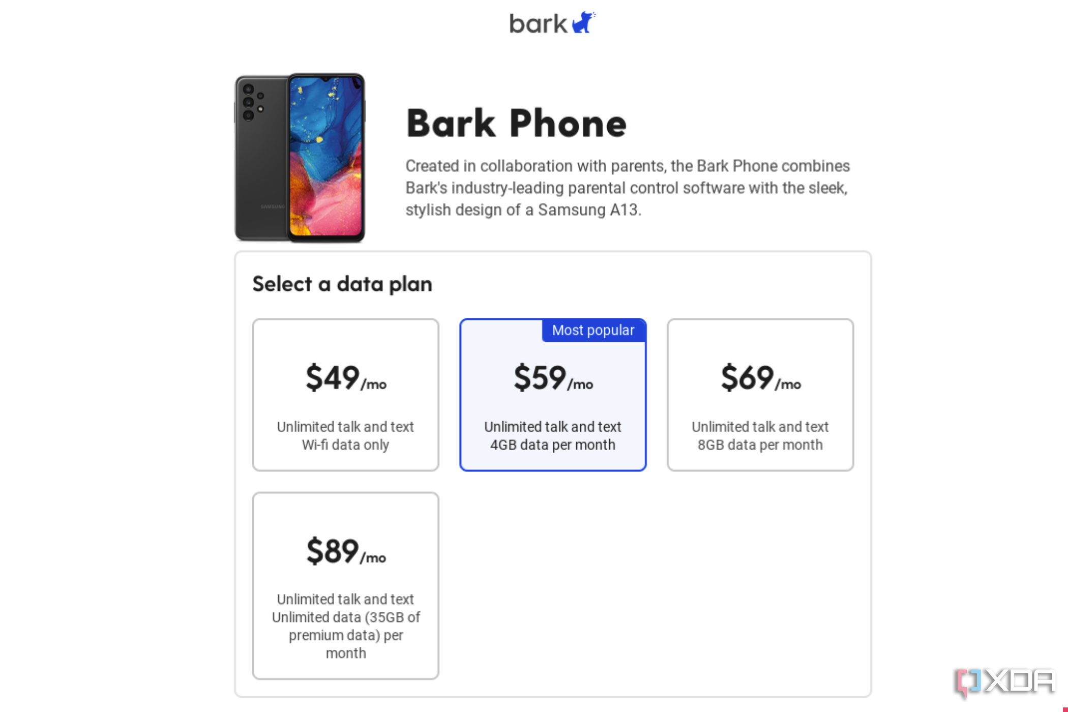 bark mobile pay by phone number