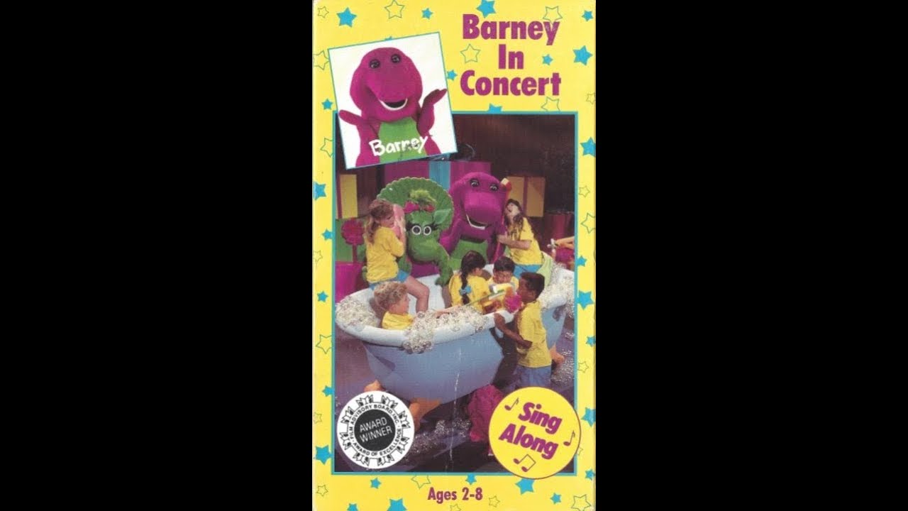 barney in concert vhs