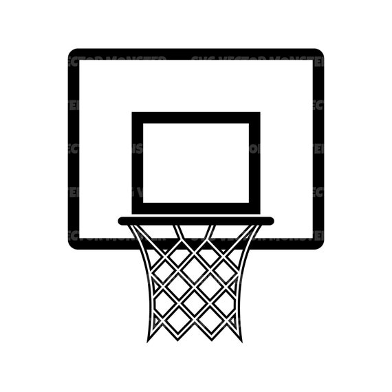 basketball hoop cartoon