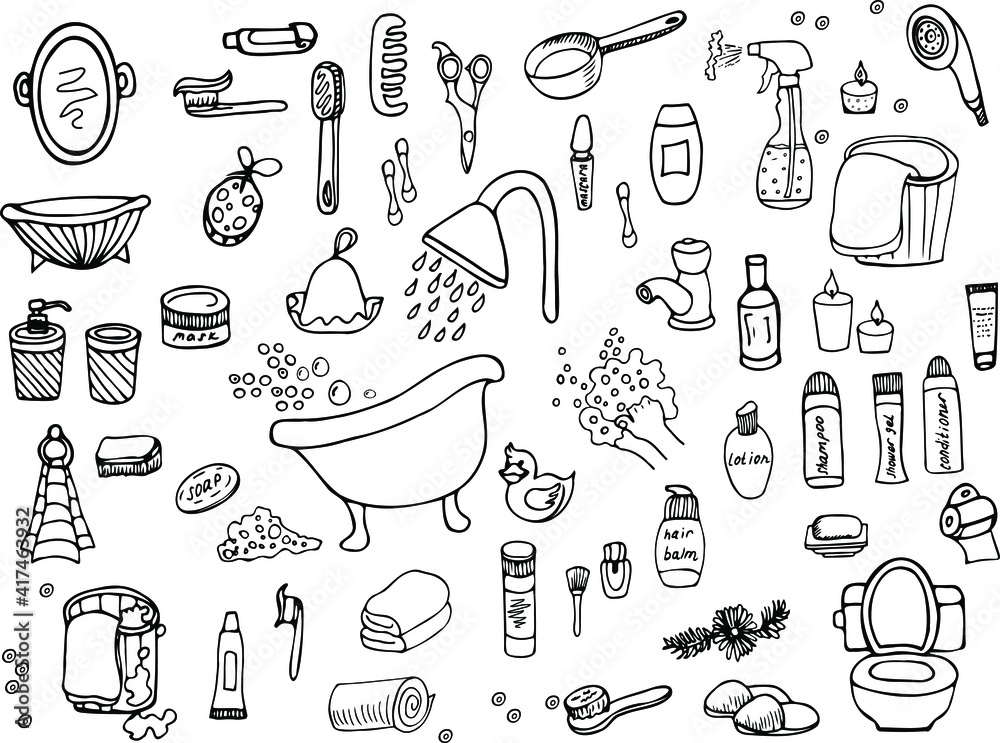 bathroom doodle