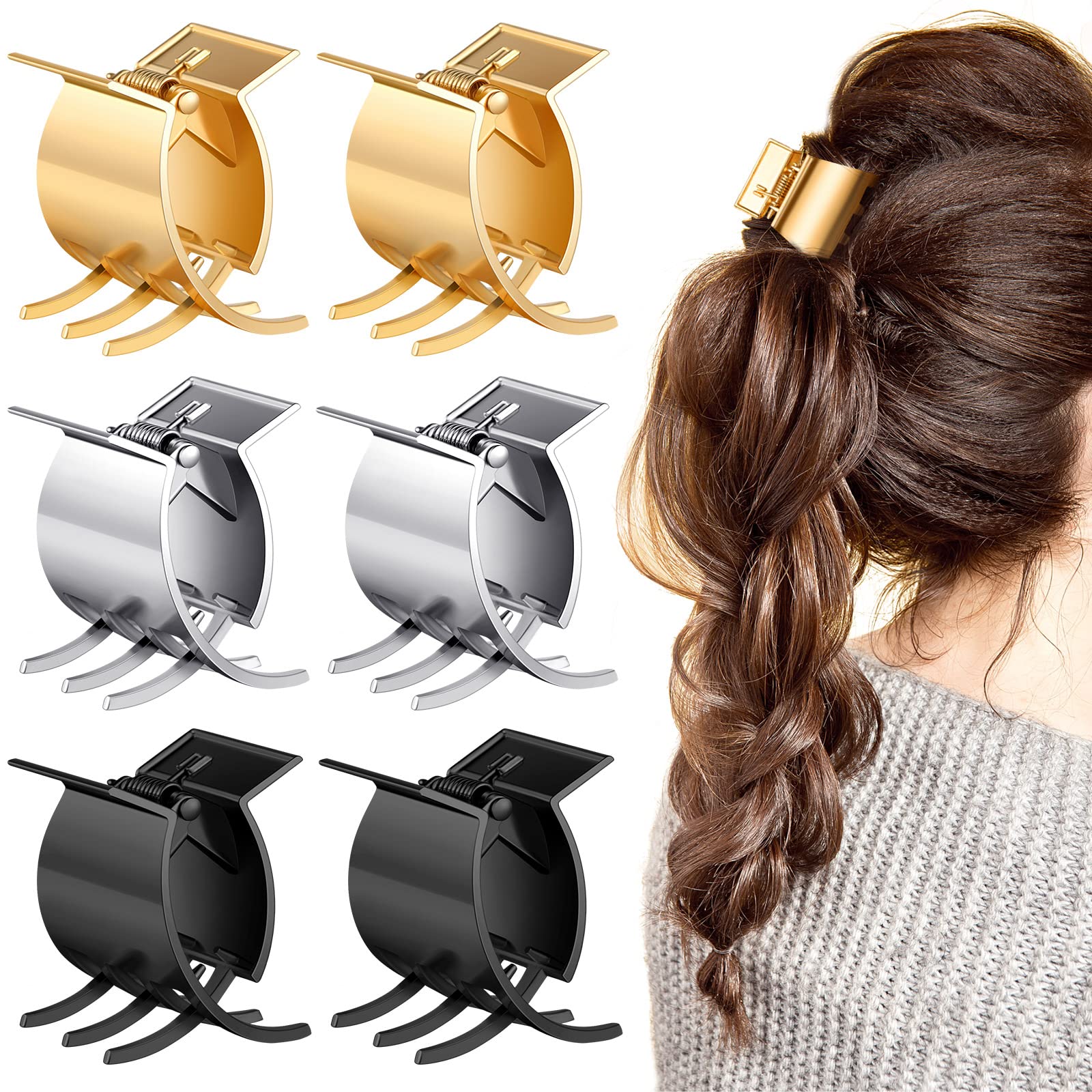 metal claw hair clips