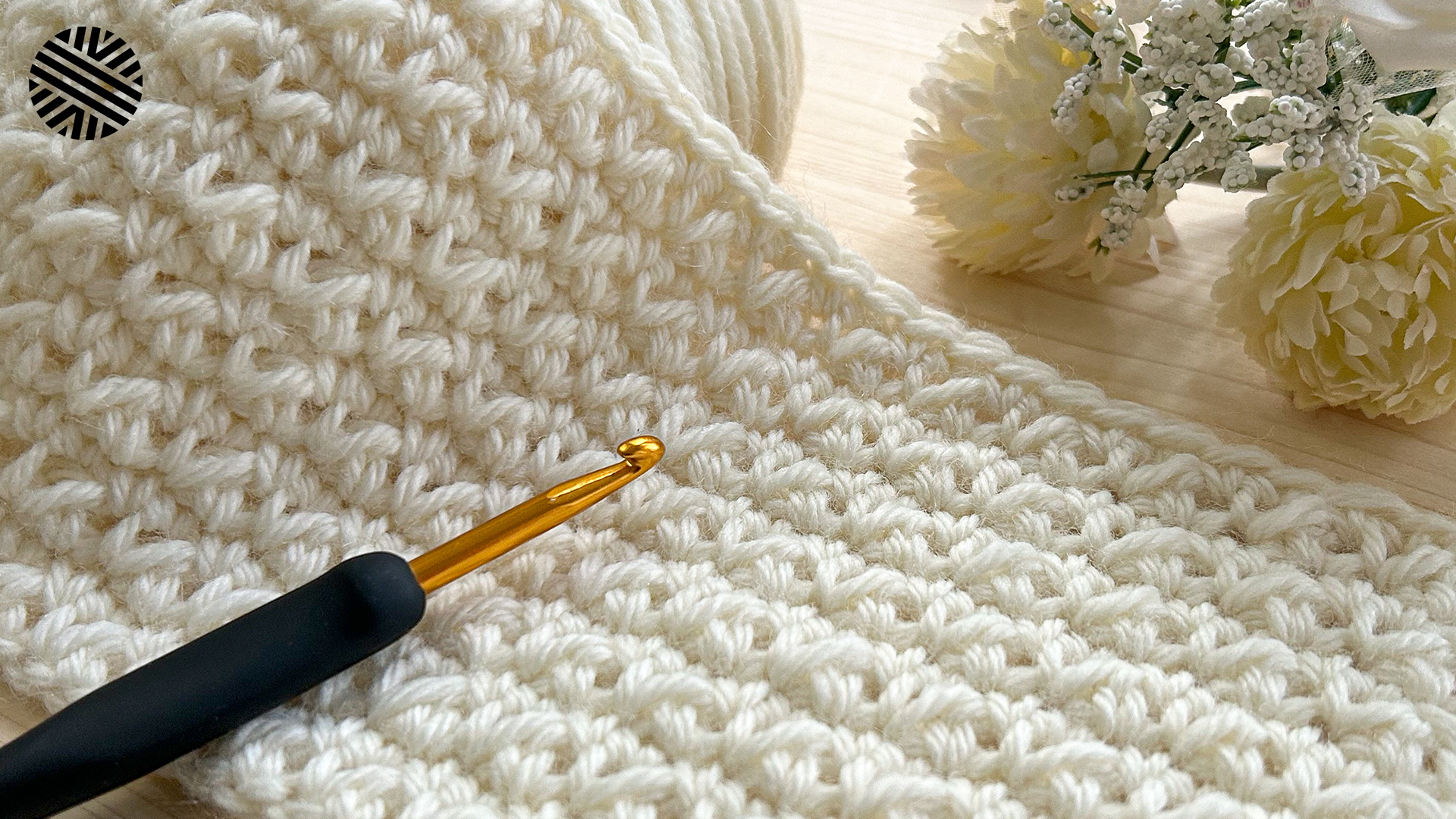 how to crochet a simple blanket