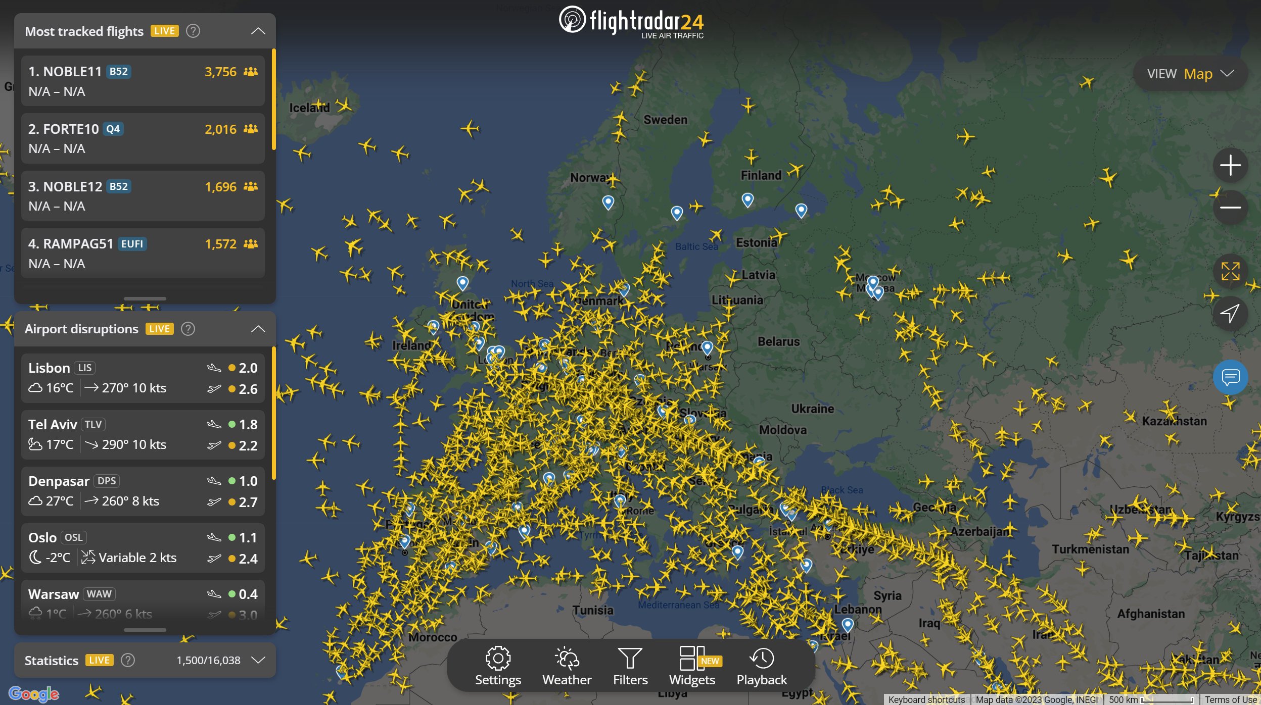 twitter flightradar24