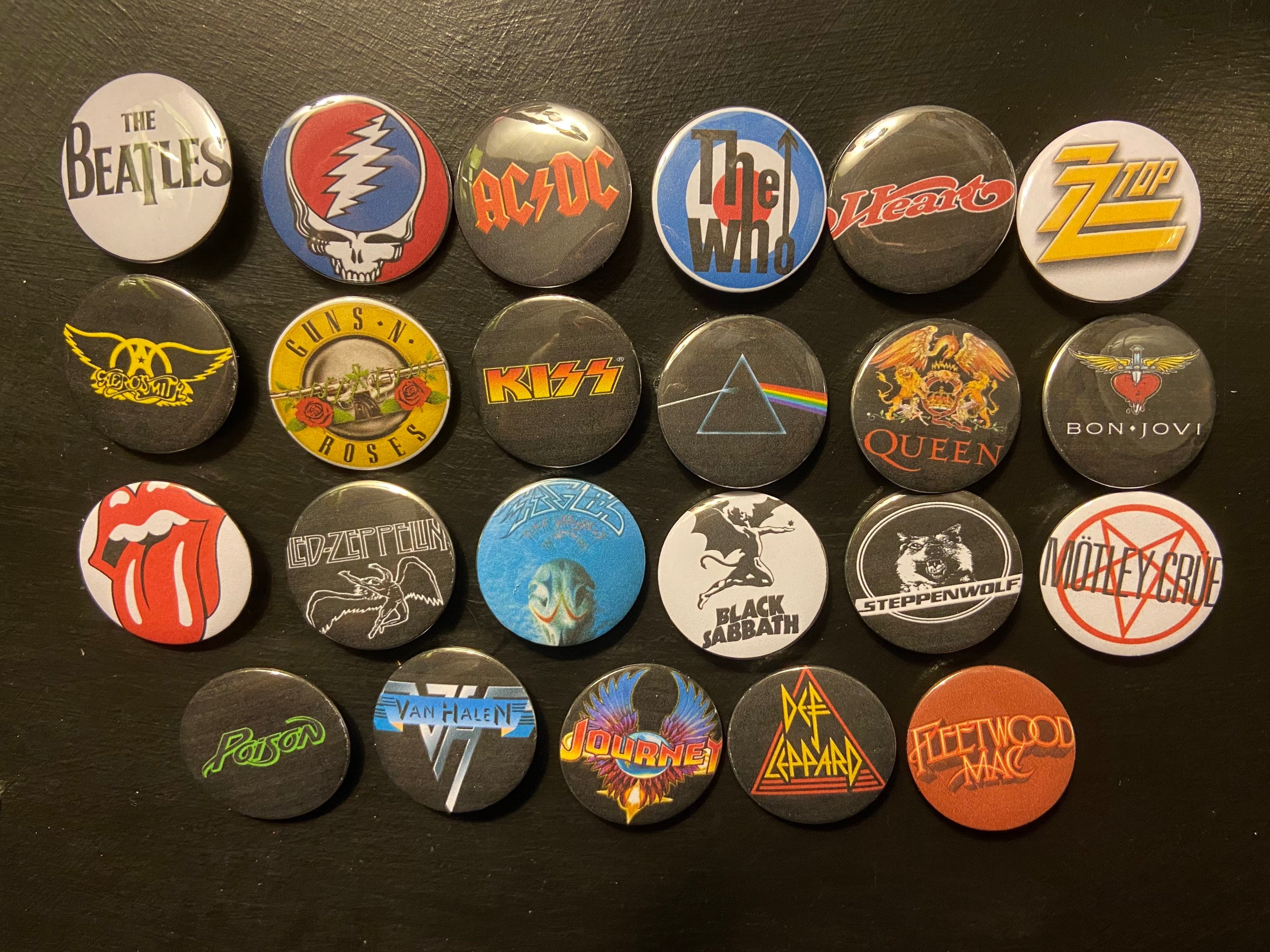 rock band buttons