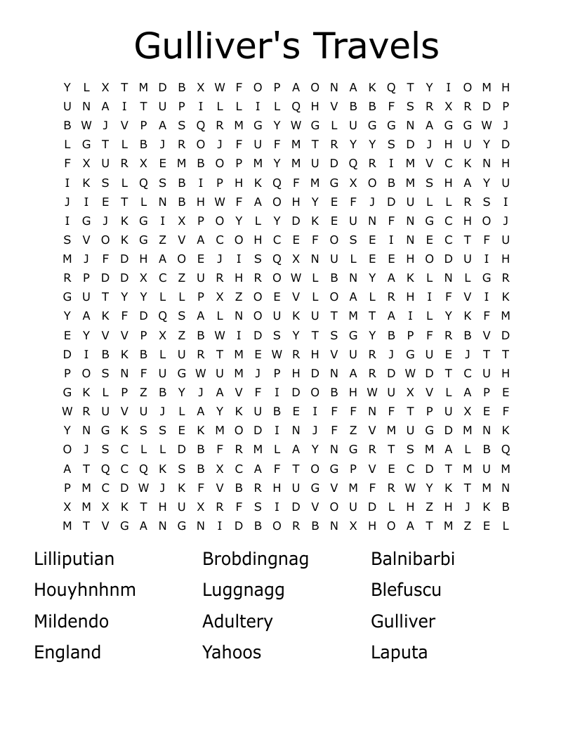crossword clue lilliputian
