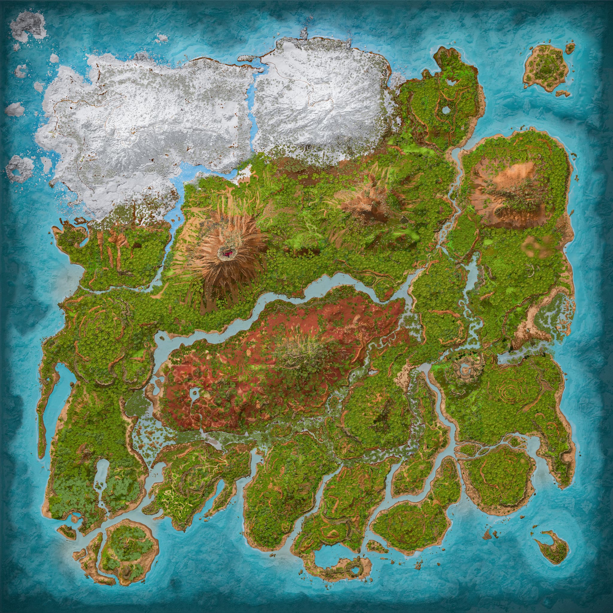 ark the island resource map