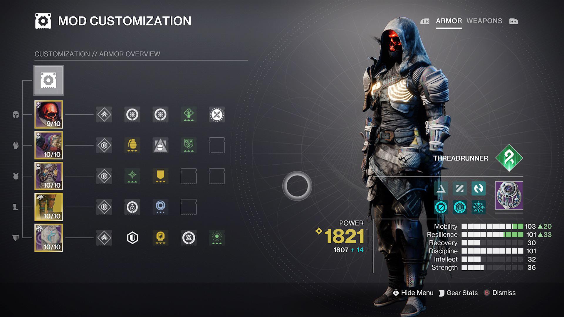 hunter void build