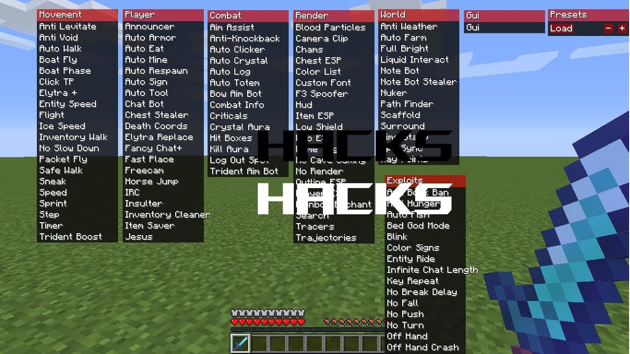 minecraft hack 1.14 4