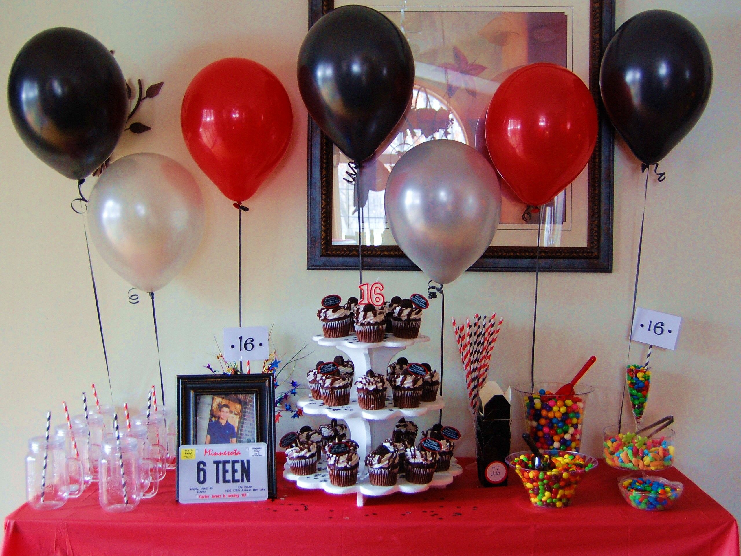 ideas for 16th birthday for guys