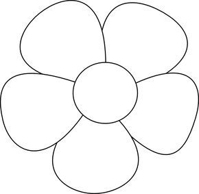 simple flower clipart