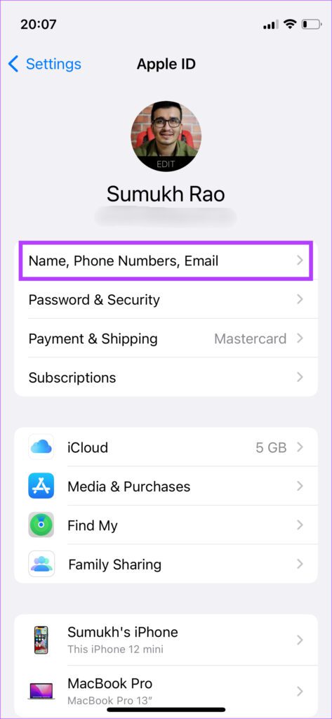 how to change phone number for icloud