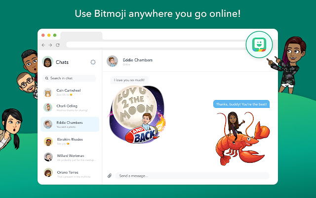 bitmoji extension