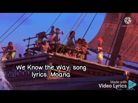 moana we know the way lyrics english