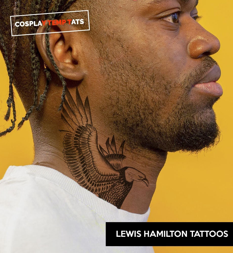 lewis hamilton neck tattoo