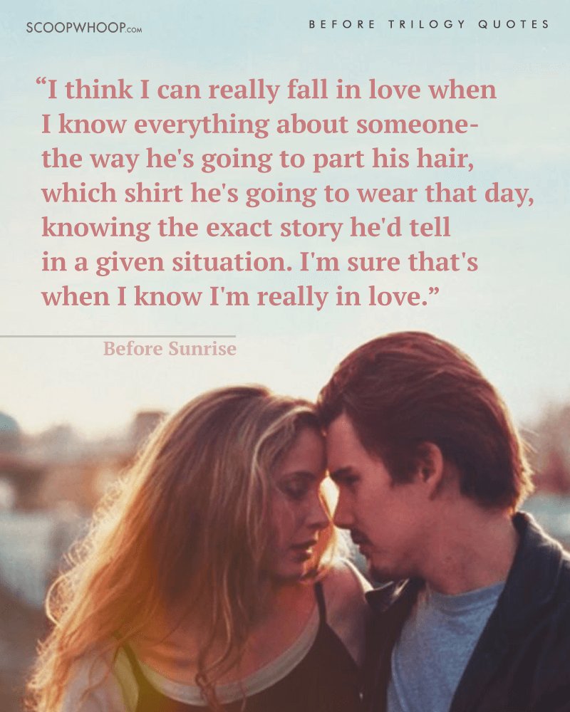 before sunrise quotes