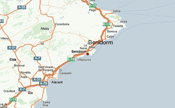 benidorm long range forecast