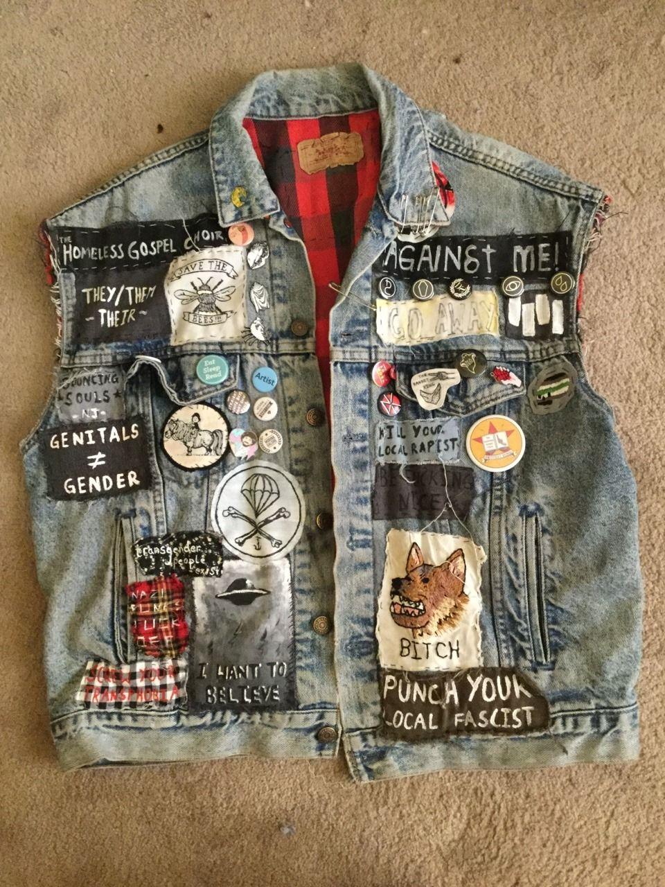 how to make a punk jacket