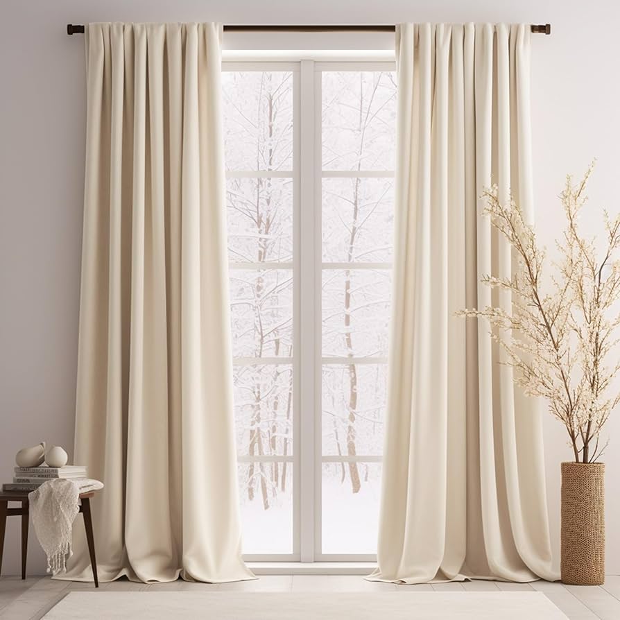 window curtains velvet