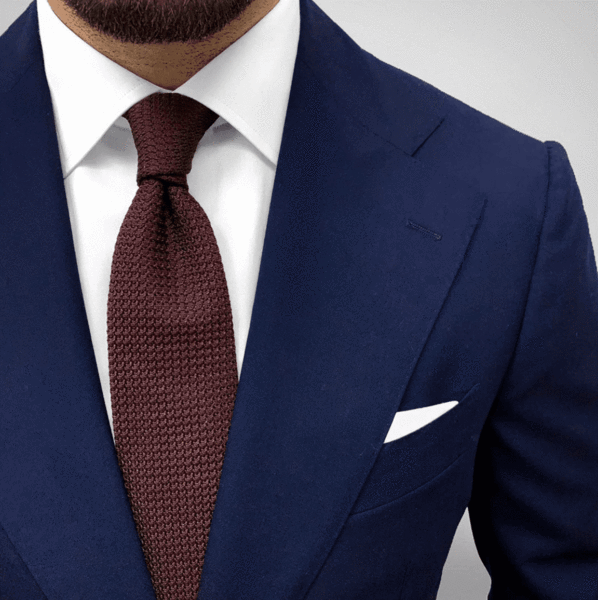 navy blue suit shirt and tie combinations