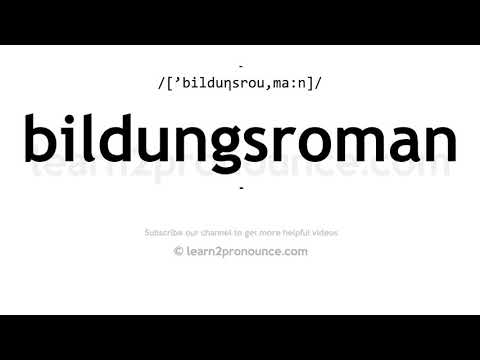 bildungsroman pronunciation