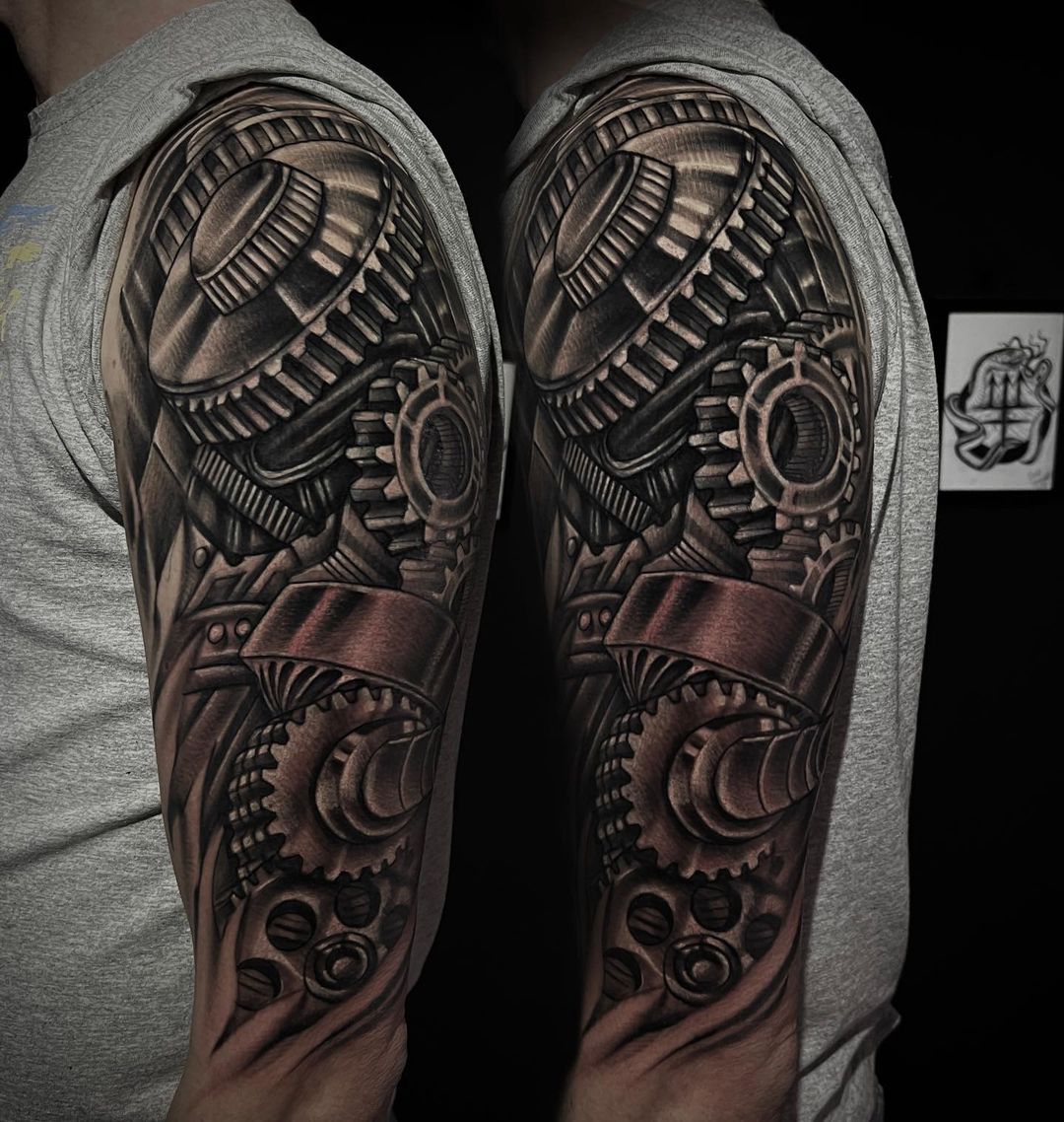 biomechanical tattoo images