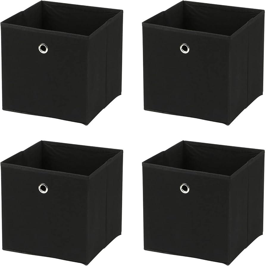 black cube storage box