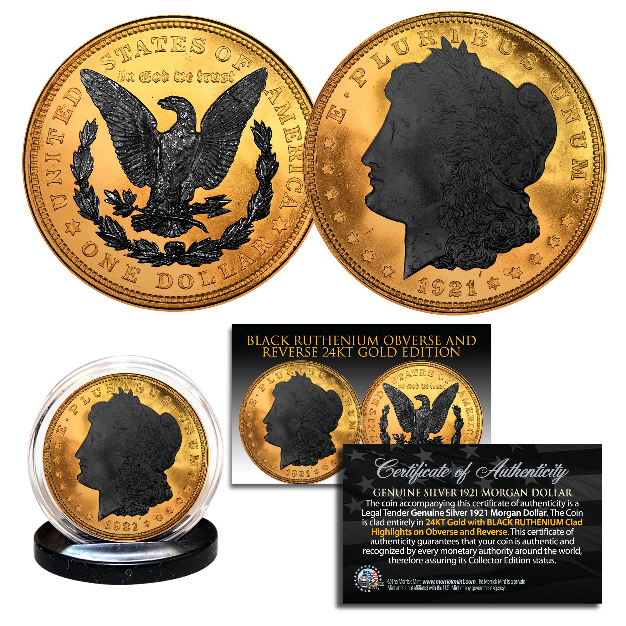 black ruthenium coins