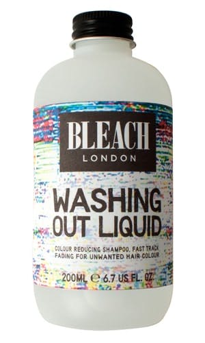 bleach london washing out liquid
