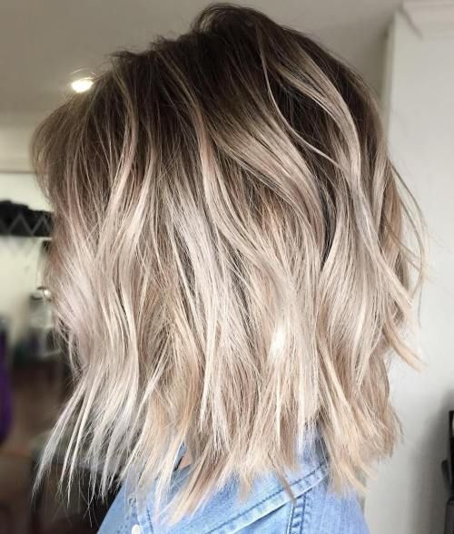 blonde balayage bob