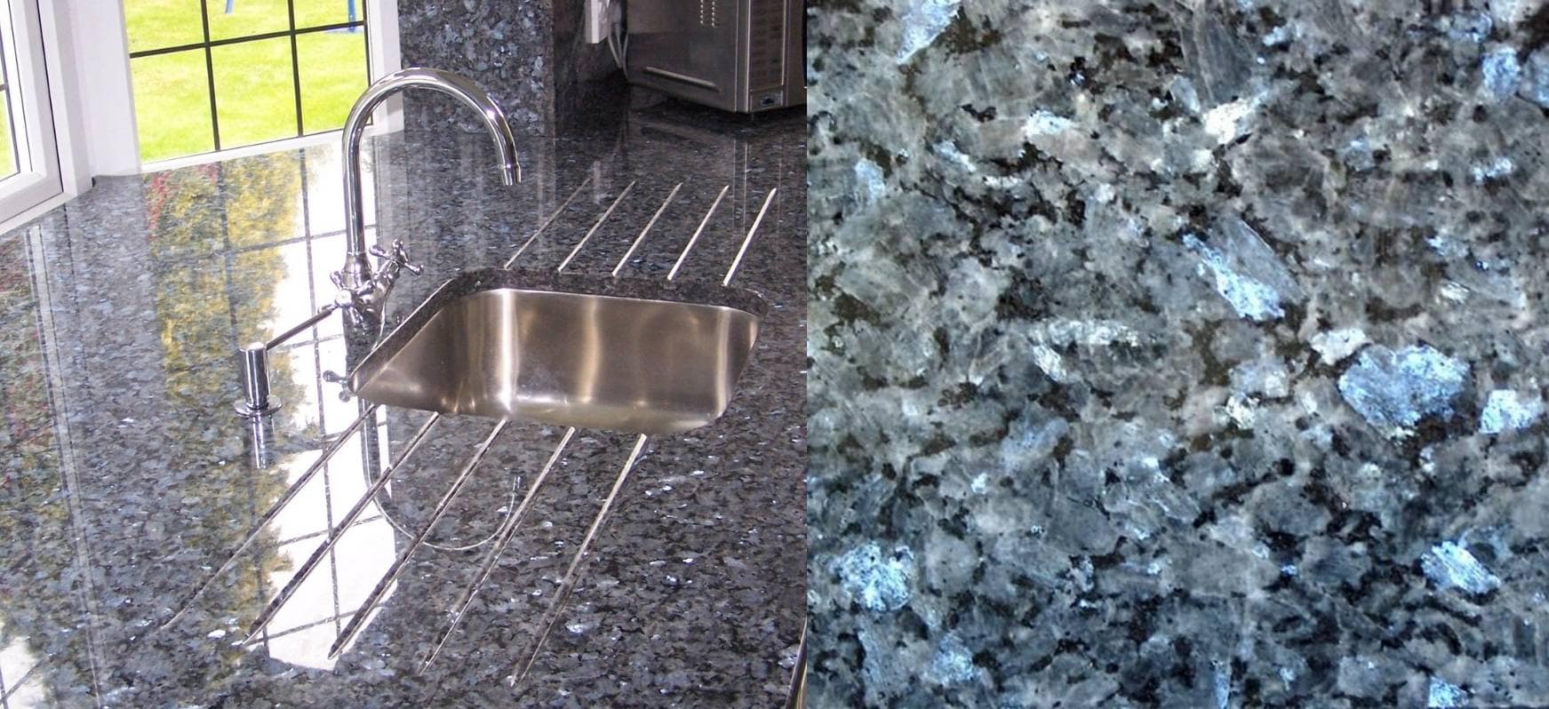 blue grey granite countertops