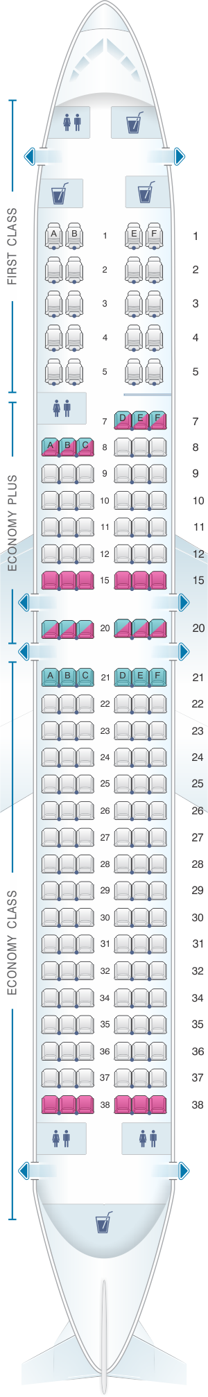 boeing 737 900 seating united