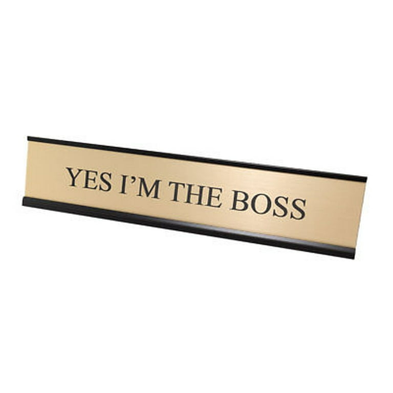 boss nameplate