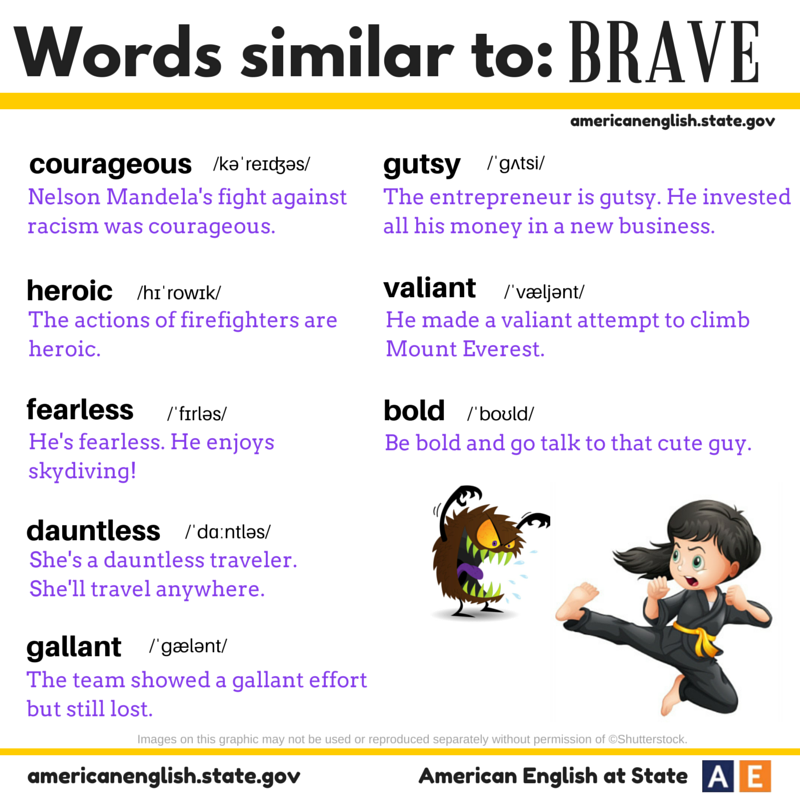 brave synonym