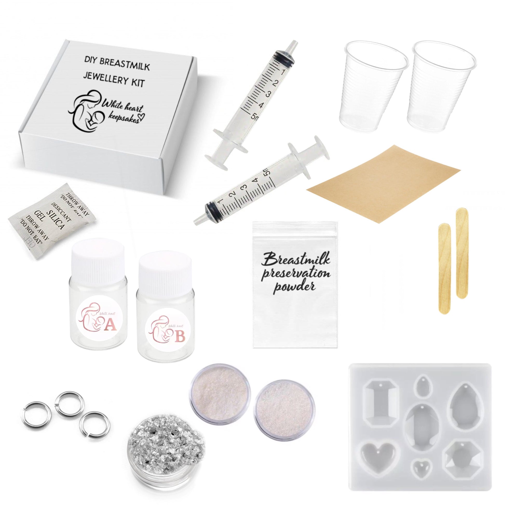 breast milk jewellery kit