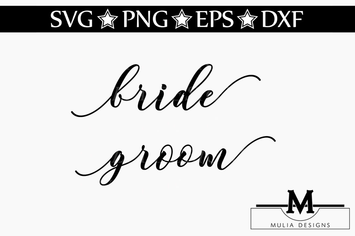 bride groom svg