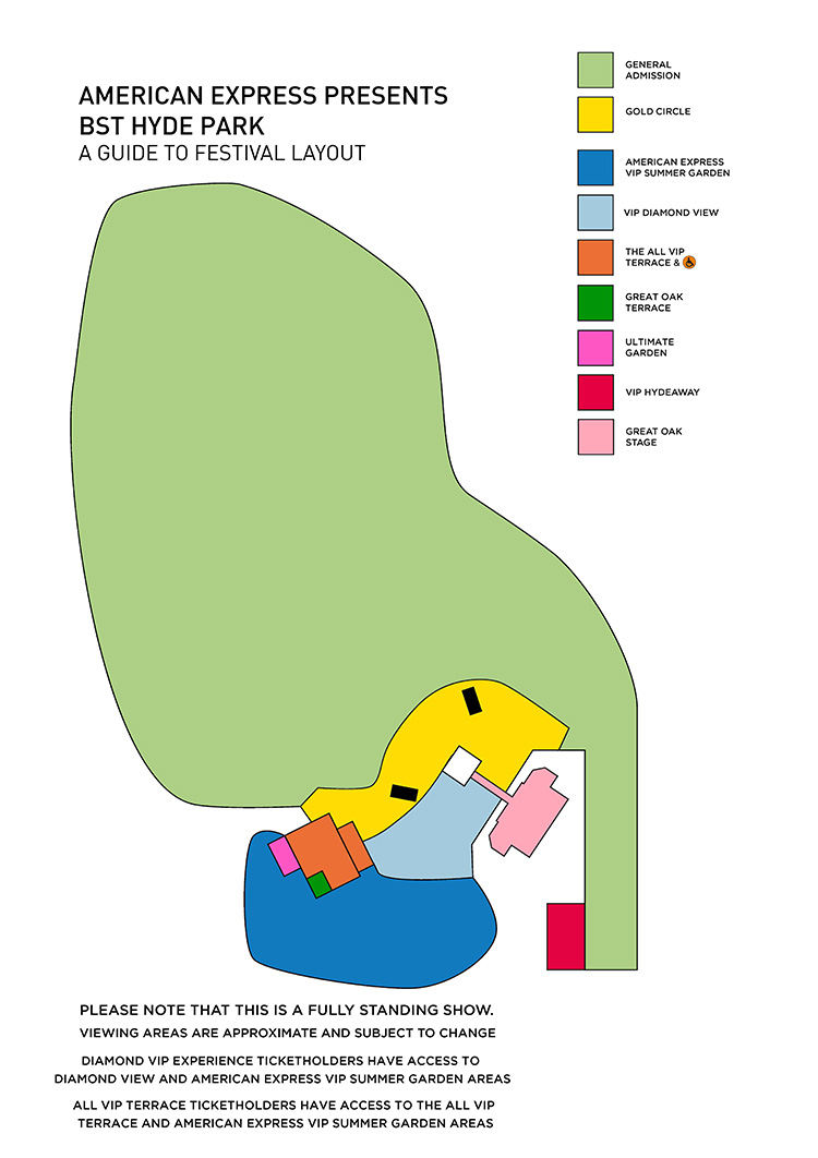 bst hyde park entrance map