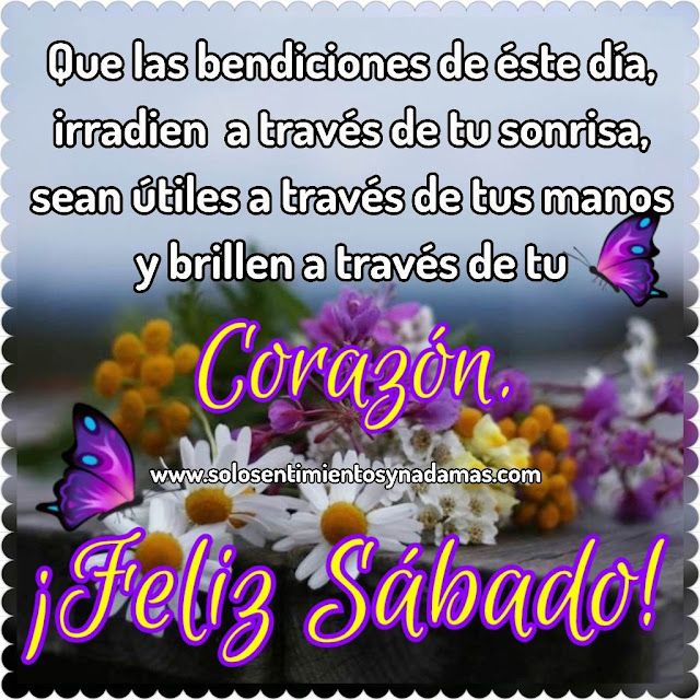 buen sábado bendiciones