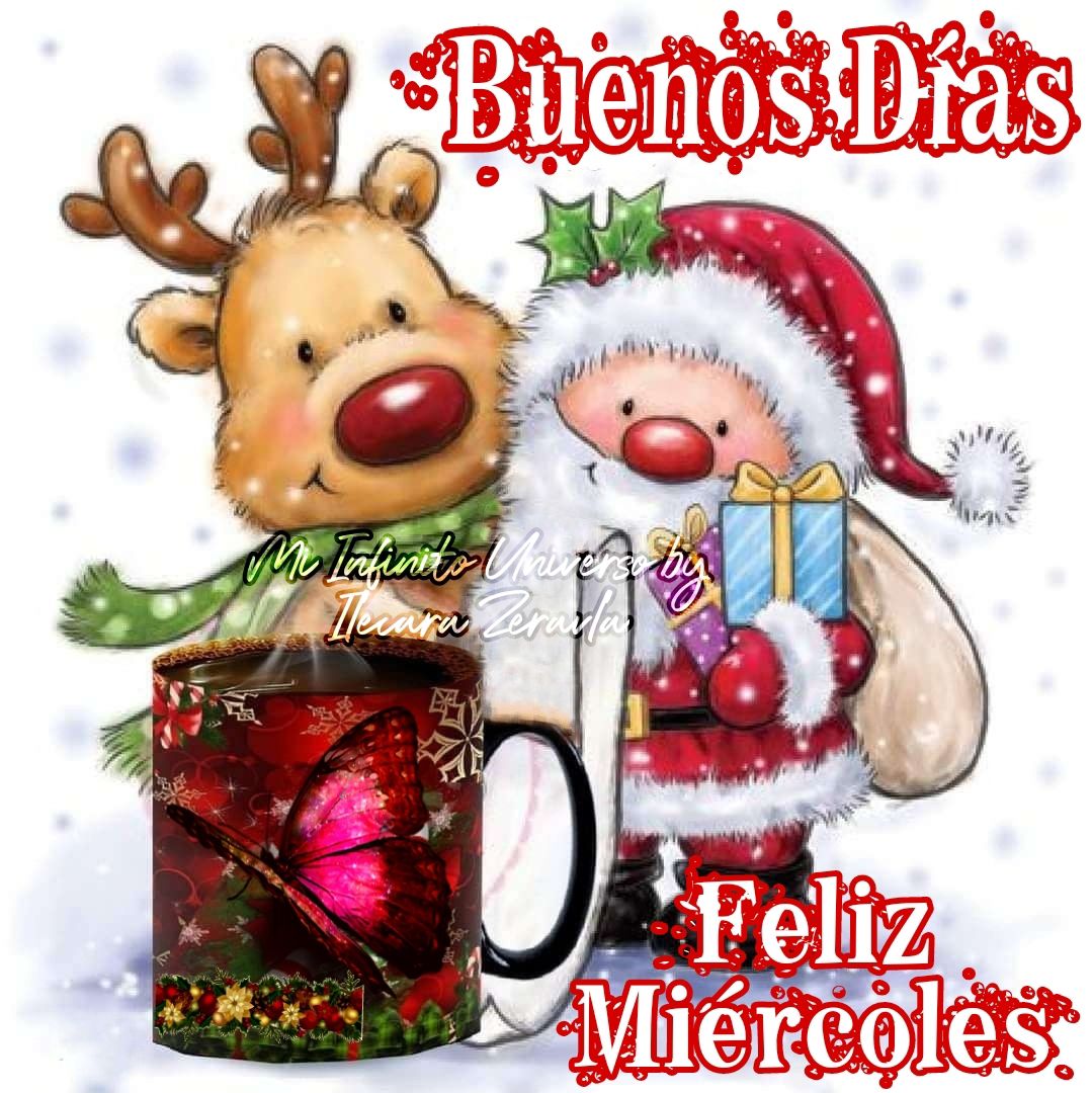 buenos dias miercoles navideño