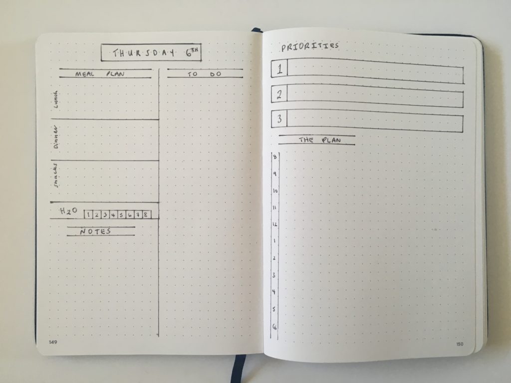 bujo daily