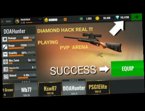 sniper 3d assassin gun shooter cheats