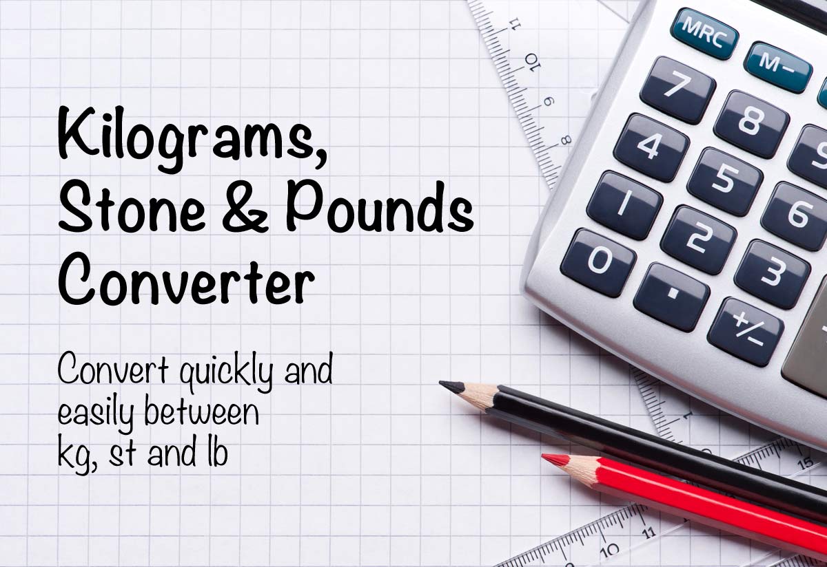 kg to stone and pounds chart